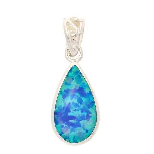 Get your Secret Garden: Teardrop Synthetic Opal Necklace online now or in store at Forever Gems in Franschhoek, South Africa