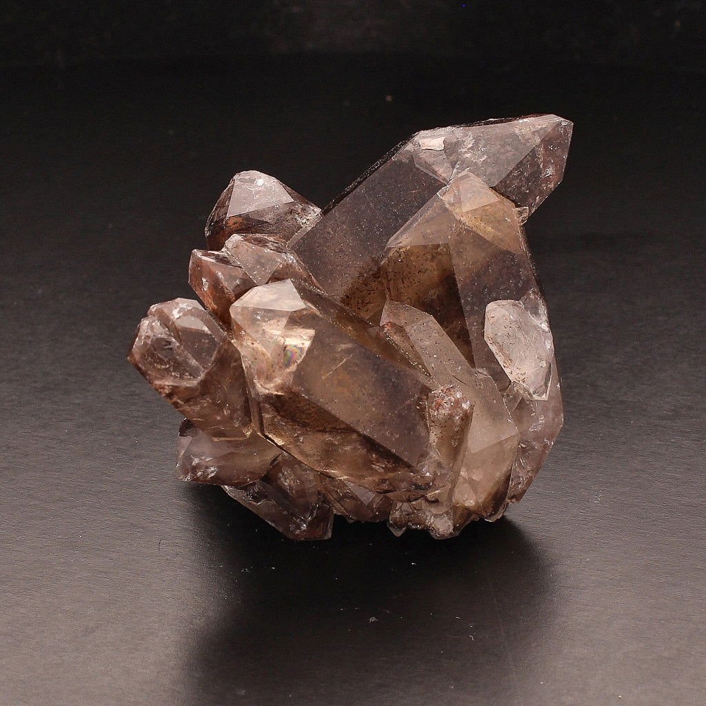 Dark Brown Smoky Quartz Cluster Ultimate Grounding Stone