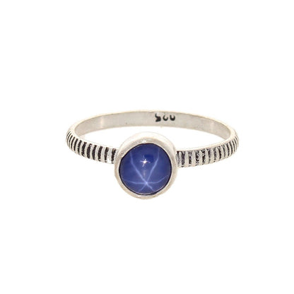 Buy your Stacks of Style: Star Sapphire Round Sterling Silver Stackable Ring online now or in store at Forever Gems in Franschhoek, South Africa