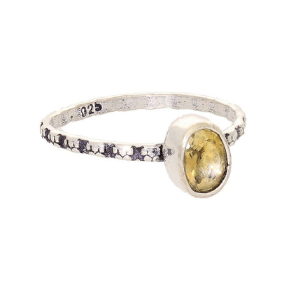 Buy your Stacks of Style: Yellow Citrine Oval Sterling Silver Stackable Ring online now or in store at Forever Gems in Franschhoek, South Africa