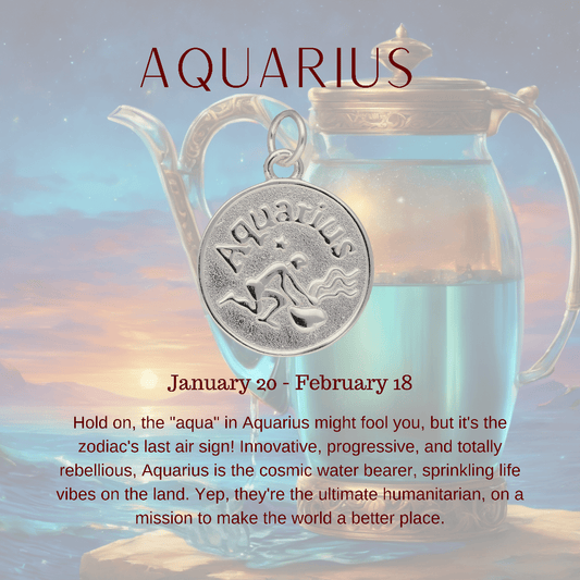 Buy your Sterling Silver Aquarius Necklace online now or in store at Forever Gems in Franschhoek, South Africa