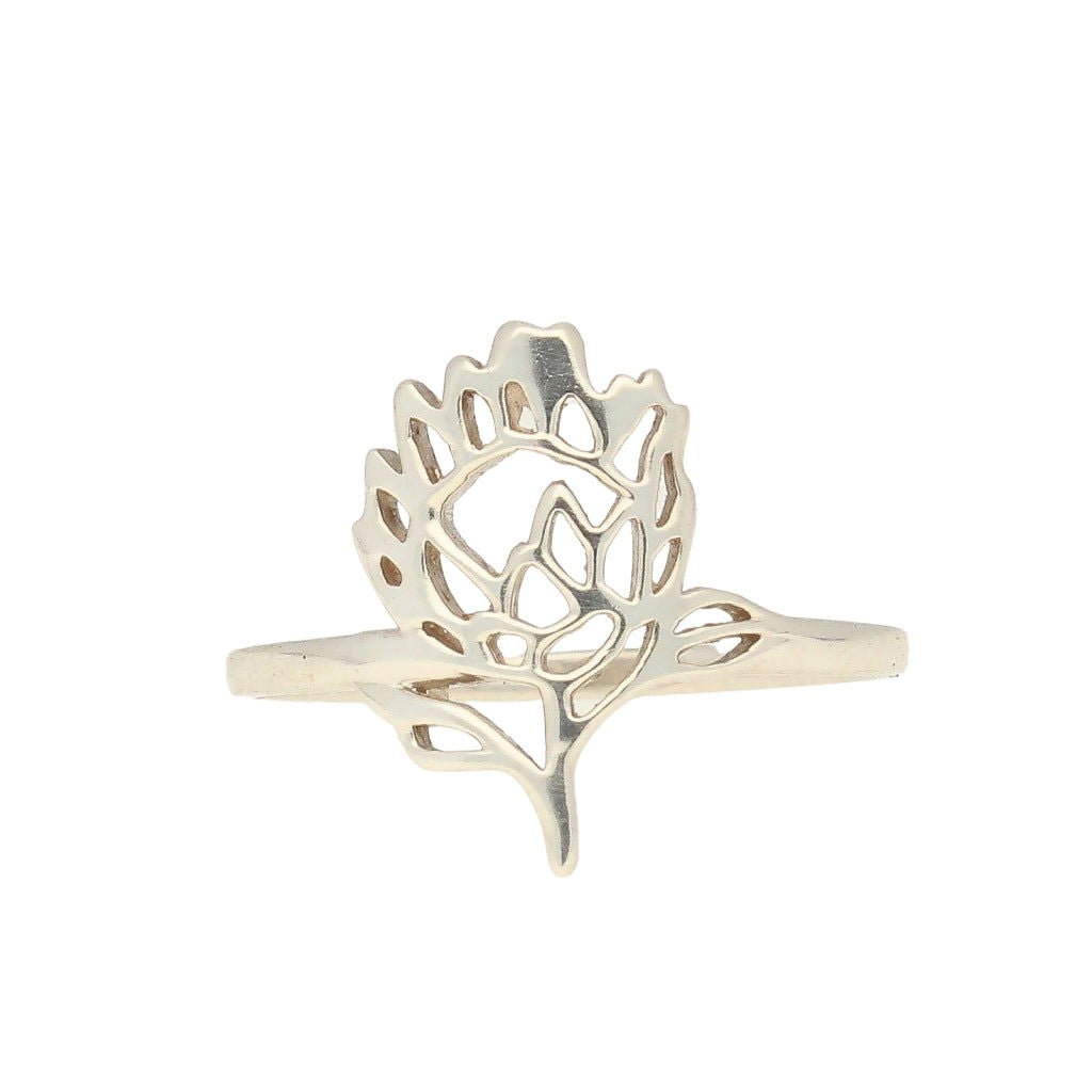 Buy your Sterling Silver Protea Ring online now or in store at Forever Gems in Franschhoek, South Africa