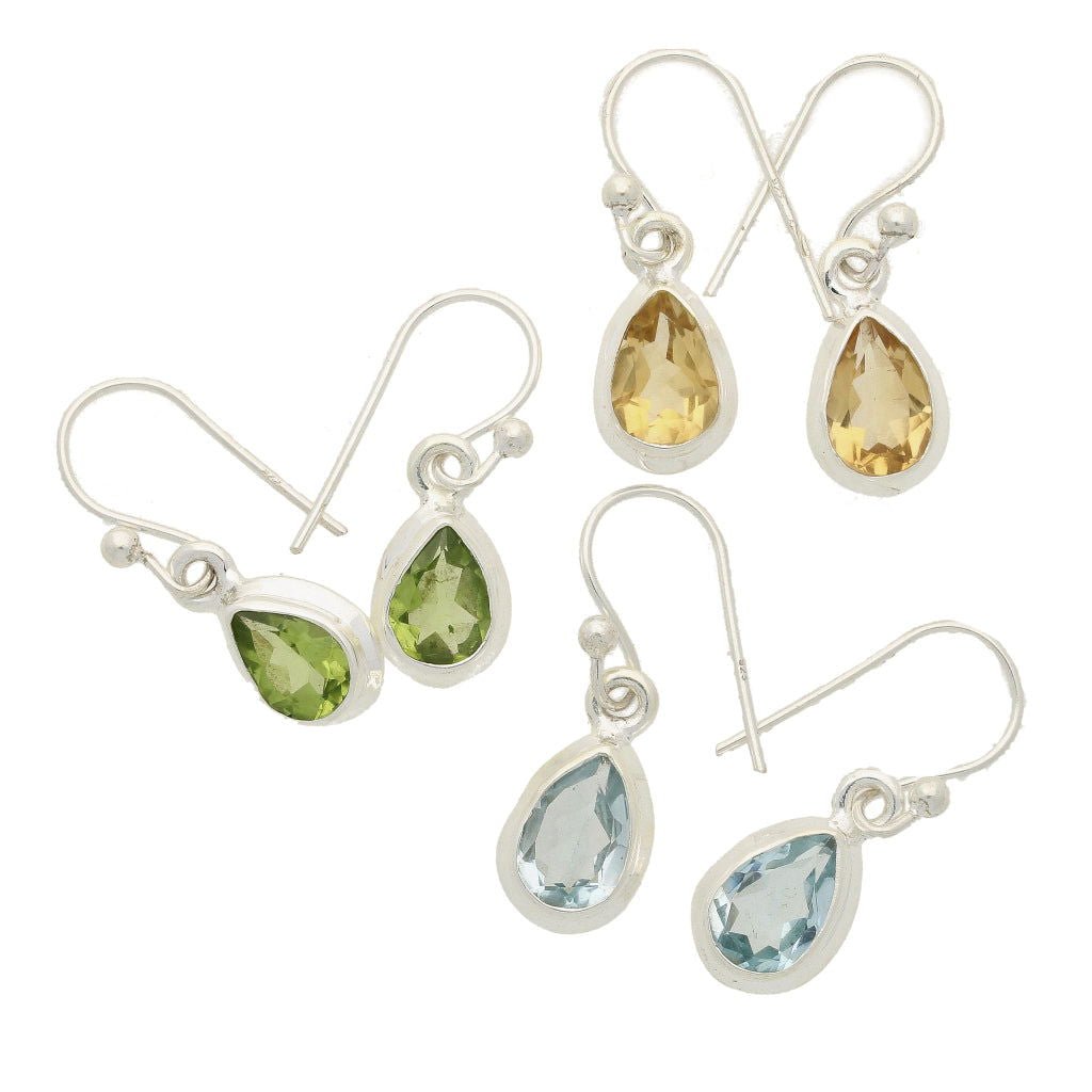 Buy your Teardrop Brilliance: Faceted Citrine Earrings online now or in store at Forever Gems in Franschhoek, South Africa