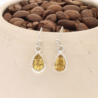 Buy your Teardrop Brilliance: Faceted Citrine Earrings online now or in store at Forever Gems in Franschhoek, South Africa