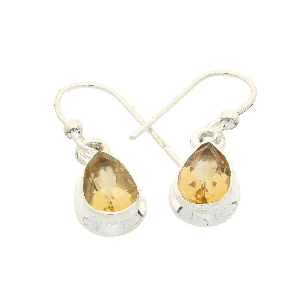 Buy your Teardrop Brilliance: Faceted Citrine Earrings online now or in store at Forever Gems in Franschhoek, South Africa