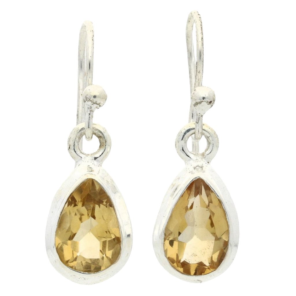 Buy your Teardrop Brilliance: Faceted Citrine Earrings online now or in store at Forever Gems in Franschhoek, South Africa