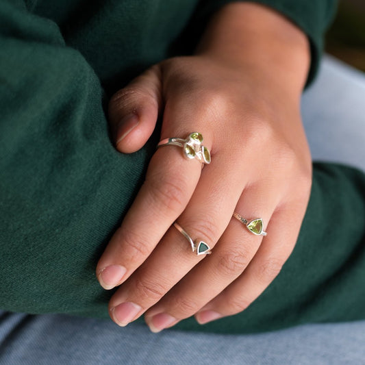 Buy your Timeless Treasures: Trillion Blue Topaz Ring online now or in store at Forever Gems in Franschhoek, South Africa