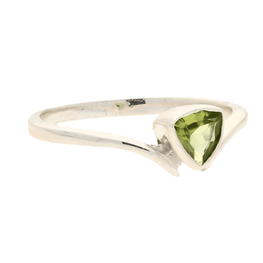 Buy your Timeless Treasures: Trillion Green Peridot Ring online now or in store at Forever Gems in Franschhoek, South Africa
