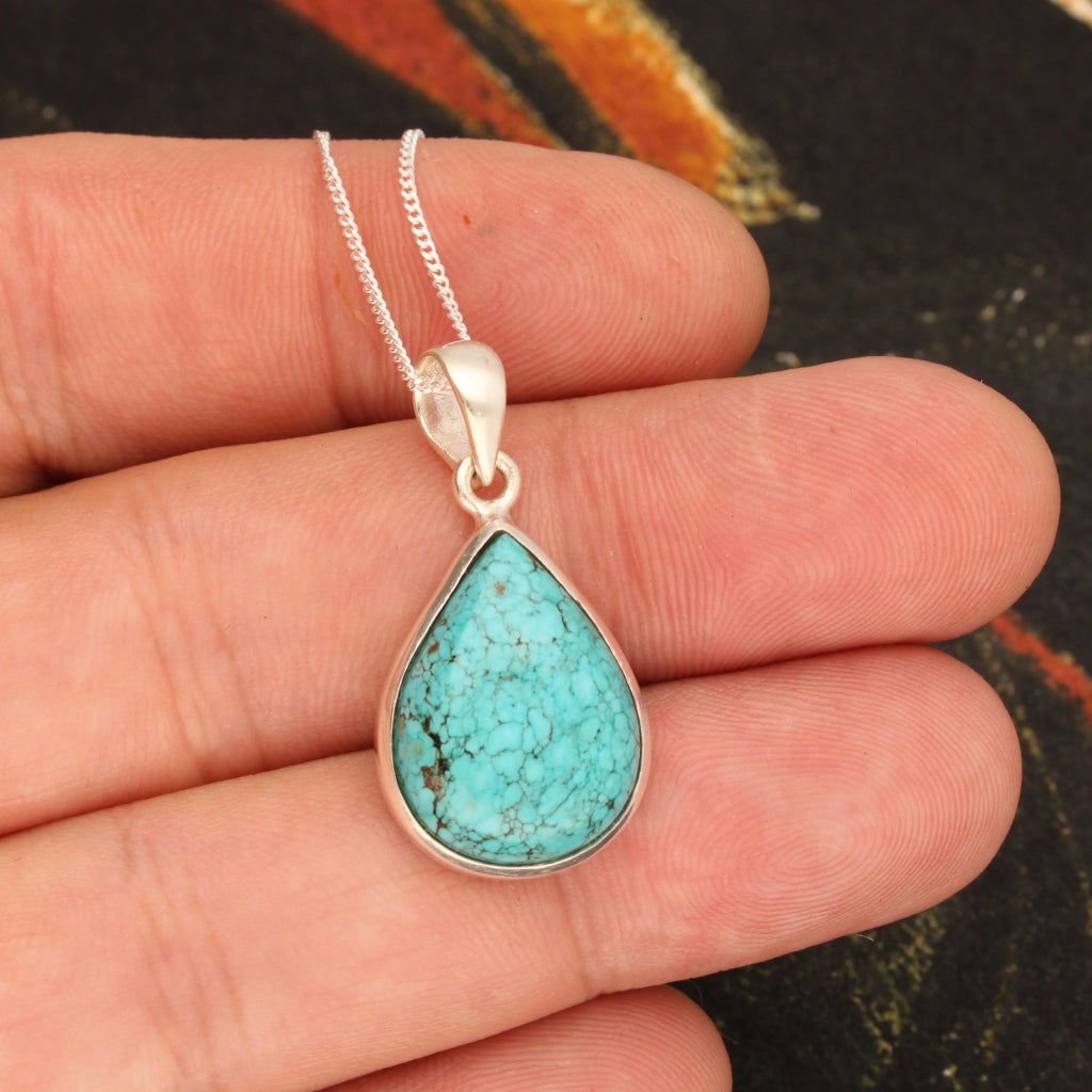 Buy your Turquoise Temptation: Sterling Silver Serenity Necklace online now or in store at Forever Gems in Franschhoek, South Africa