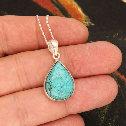 Buy your Turquoise Temptation: Sterling Silver Serenity Necklace online now or in store at Forever Gems in Franschhoek, South Africa