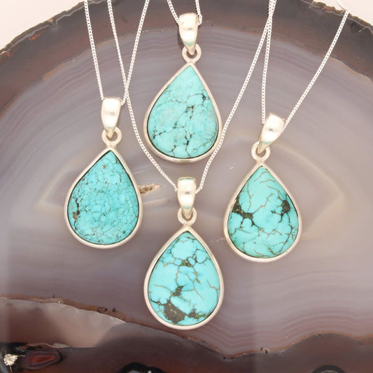 Buy your Turquoise Temptation: Sterling Silver Serenity Necklace online now or in store at Forever Gems in Franschhoek, South Africa