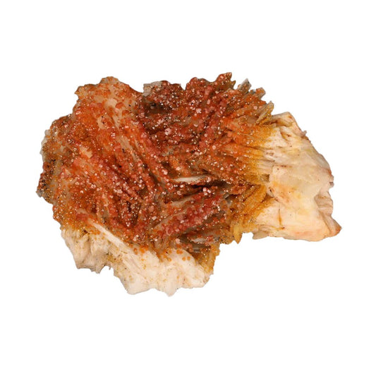 Buy your Vibrant Vanadinite Crystals on Barite online now or in store at Forever Gems in Franschhoek, South Africa