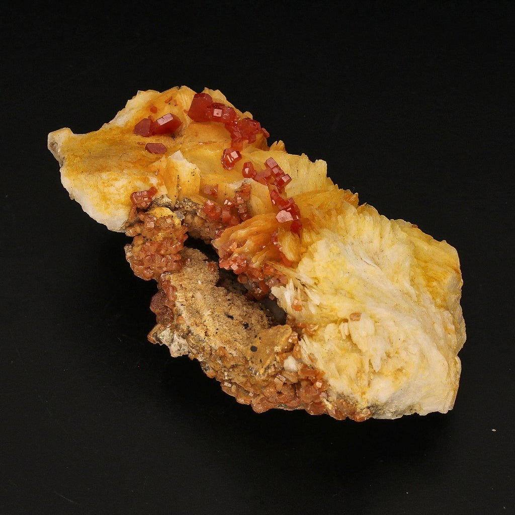 Buy your Vanadinite Crystals on Barite - Earth's Artistry online now or in store at Forever Gems in Franschhoek, South Africa