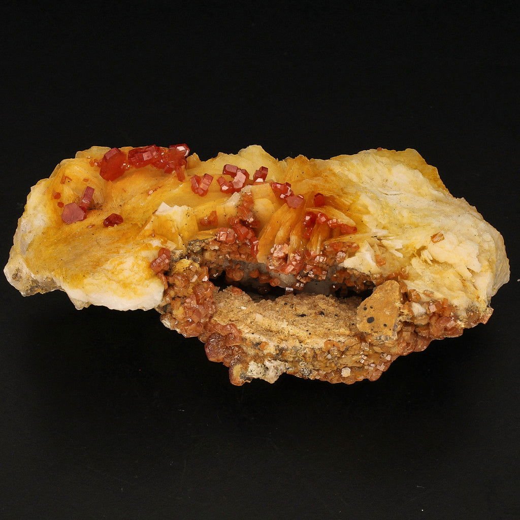 Buy your Vanadinite Crystals on Barite - Earth's Artistry online now or in store at Forever Gems in Franschhoek, South Africa