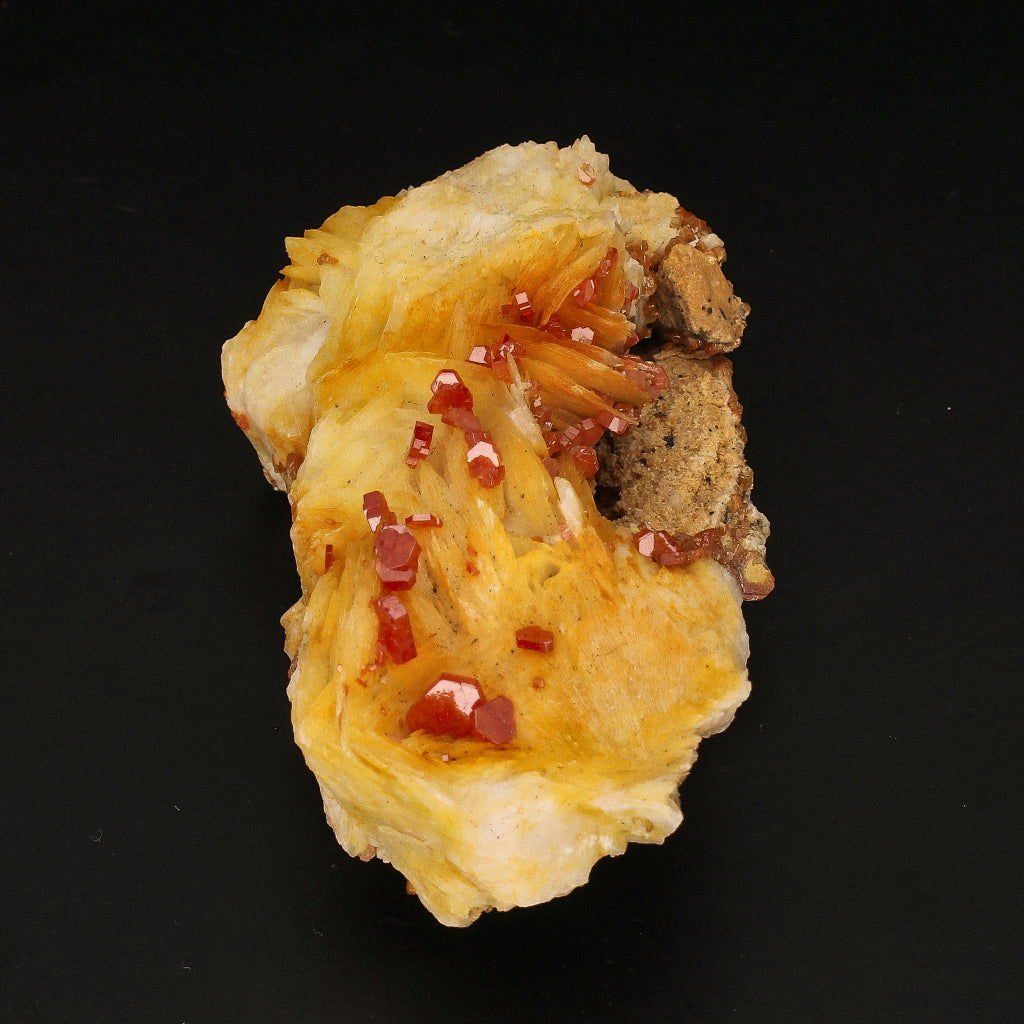 Buy your Vanadinite Crystals on Barite - Earth's Artistry online now or in store at Forever Gems in Franschhoek, South Africa
