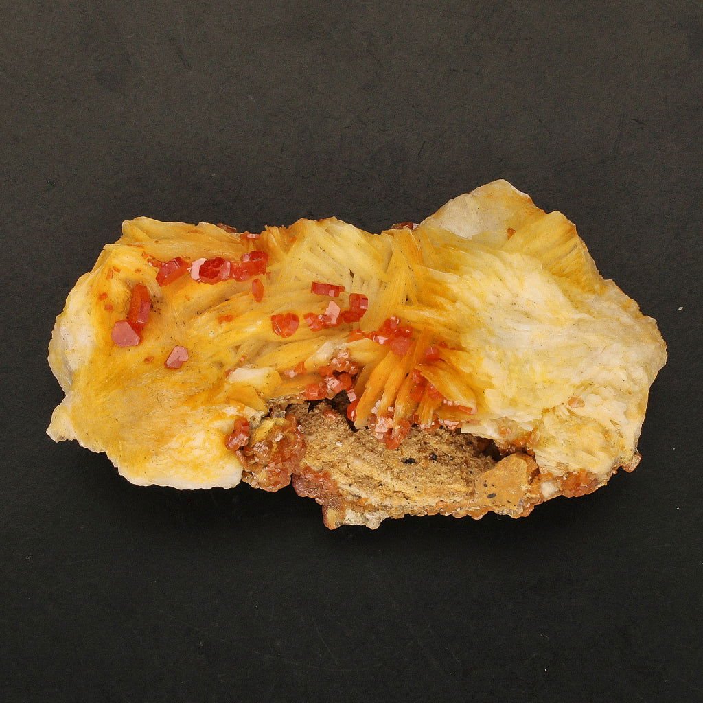 Buy your Vanadinite Crystals on Barite - Earth's Artistry online now or in store at Forever Gems in Franschhoek, South Africa