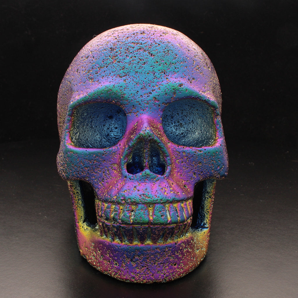 Buy your Large Aura Lava Stone Crystal Skull online now or in store at Forever Gems in Franschhoek, South Africa