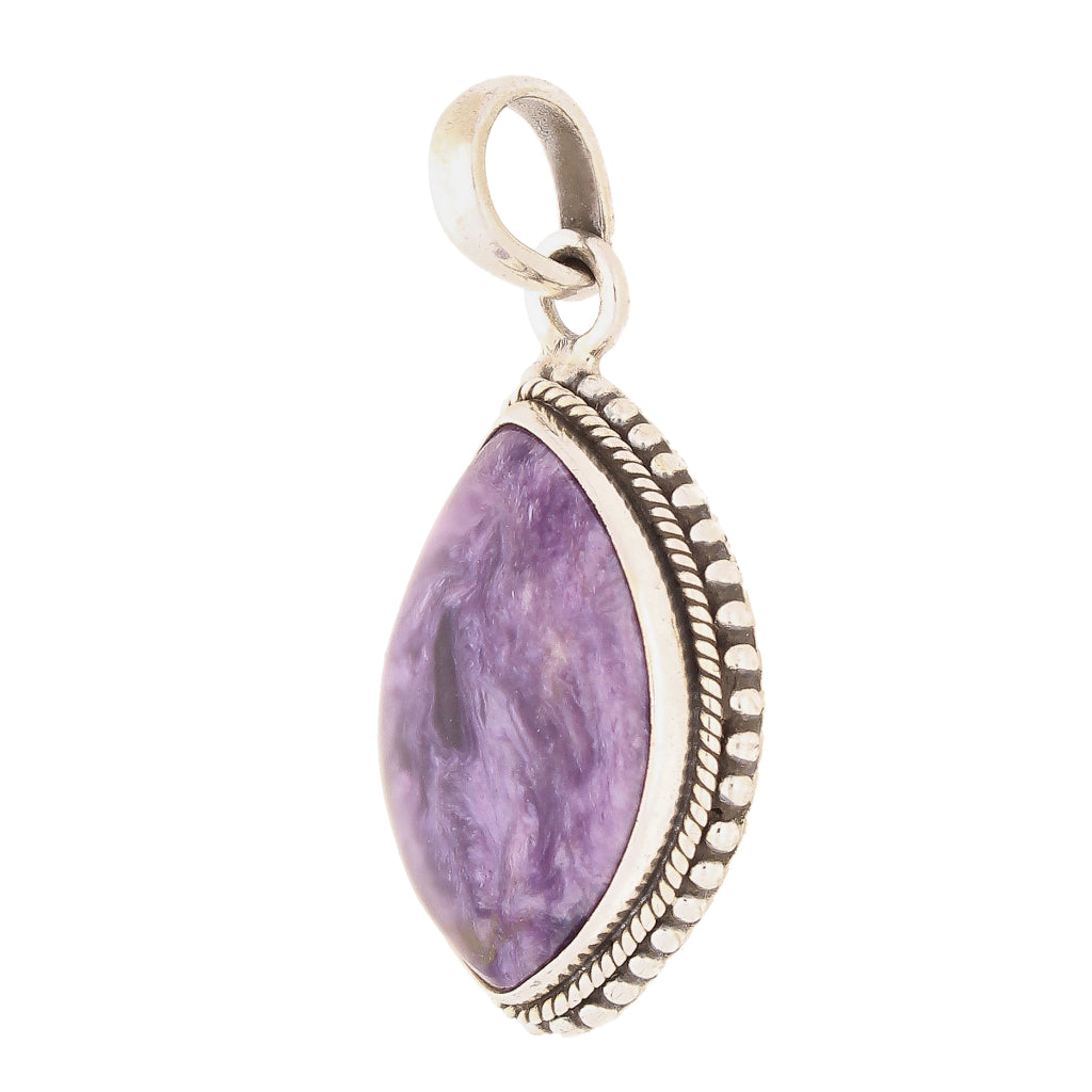 Buy your Charoite Sterling Silver Pendant online now or in store at Forever Gems in Franschhoek, South Africa