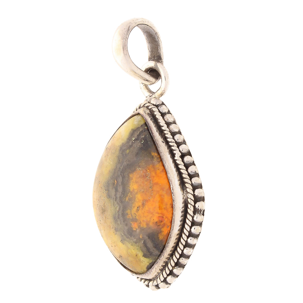 Buy your Bumble Bee Jasper Sterling Silver Pendant online now or in store at Forever Gems in Franschhoek, South Africa
