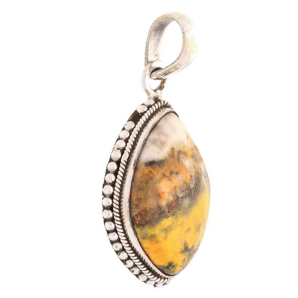 Buy your Bumble Bee Jasper Sterling Silver Pendant online now or in store at Forever Gems in Franschhoek, South Africa
