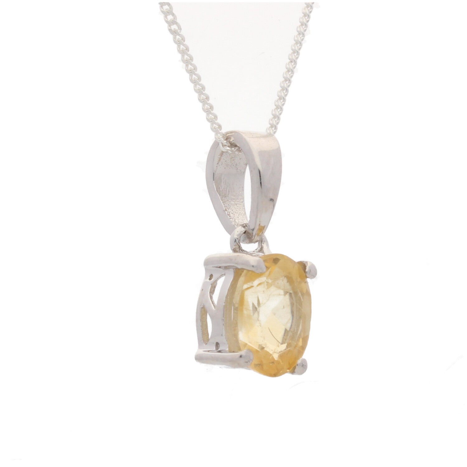 Buy your Faceted Citrine Birthstone Necklace online now or in store at Forever Gems in Franschhoek, South Africa