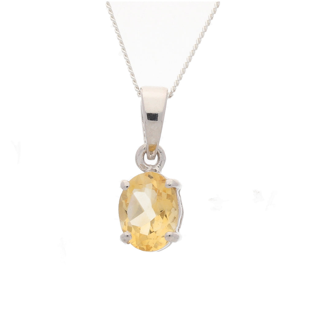 Buy your Faceted Citrine Birthstone Necklace online now or in store at Forever Gems in Franschhoek, South Africa