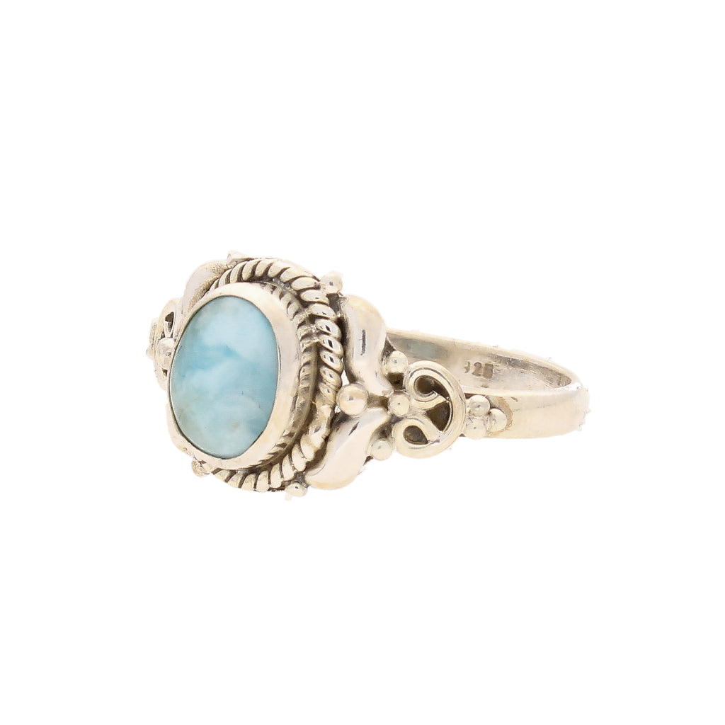 Buy your Enduring Grace Sterling Silver Larimar Ring online now or in store at Forever Gems in Franschhoek, South Africa