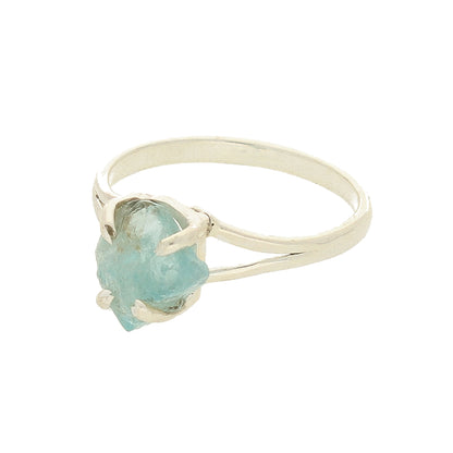 Buy your Rough Blue Topaz Sterling Silver Ring online now or in store at Forever Gems in Franschhoek, South Africa