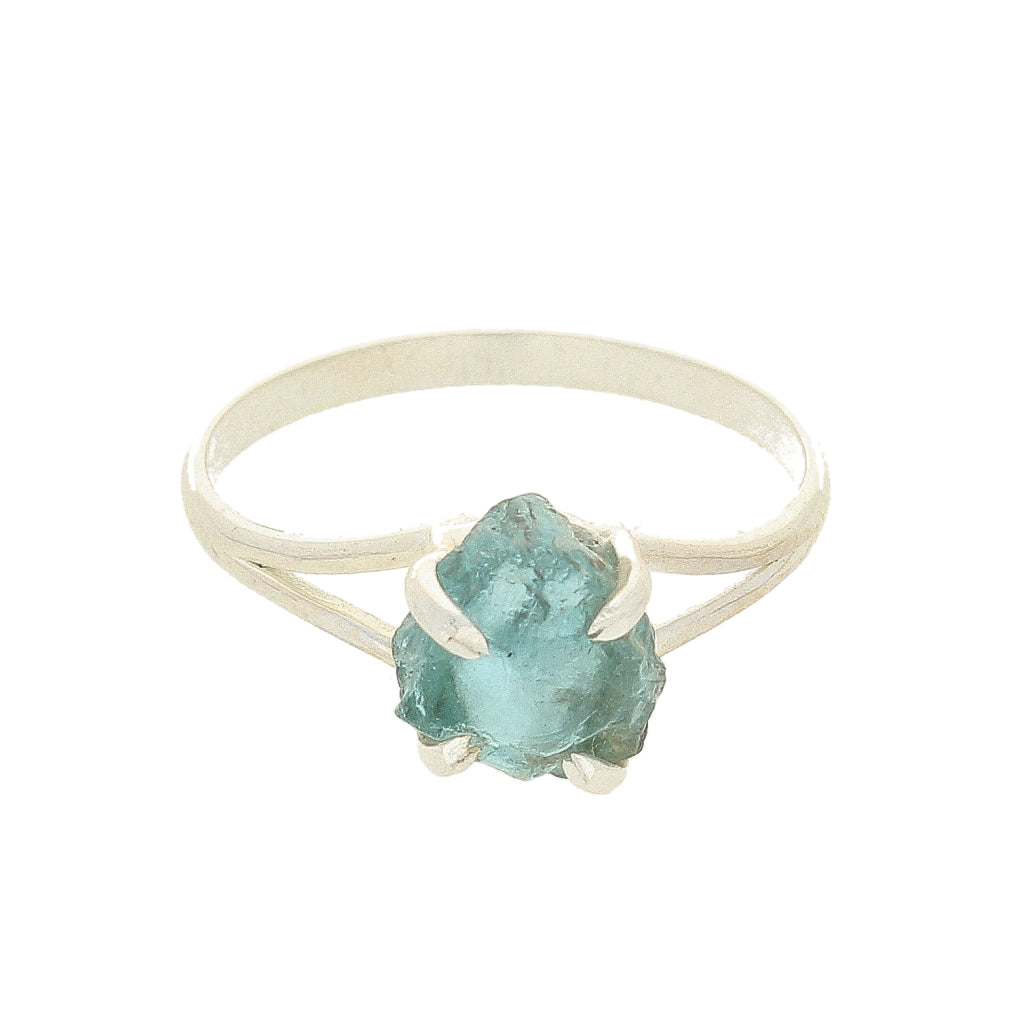 Buy your Rough Blue Topaz Sterling Silver Ring online now or in store at Forever Gems in Franschhoek, South Africa
