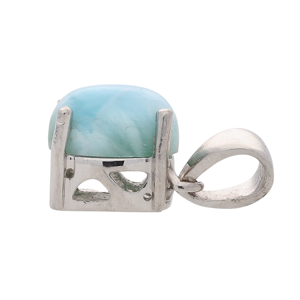 Buy your Larimar Claw Set Sterling Silver Necklace online now or in store at Forever Gems in Franschhoek, South Africa