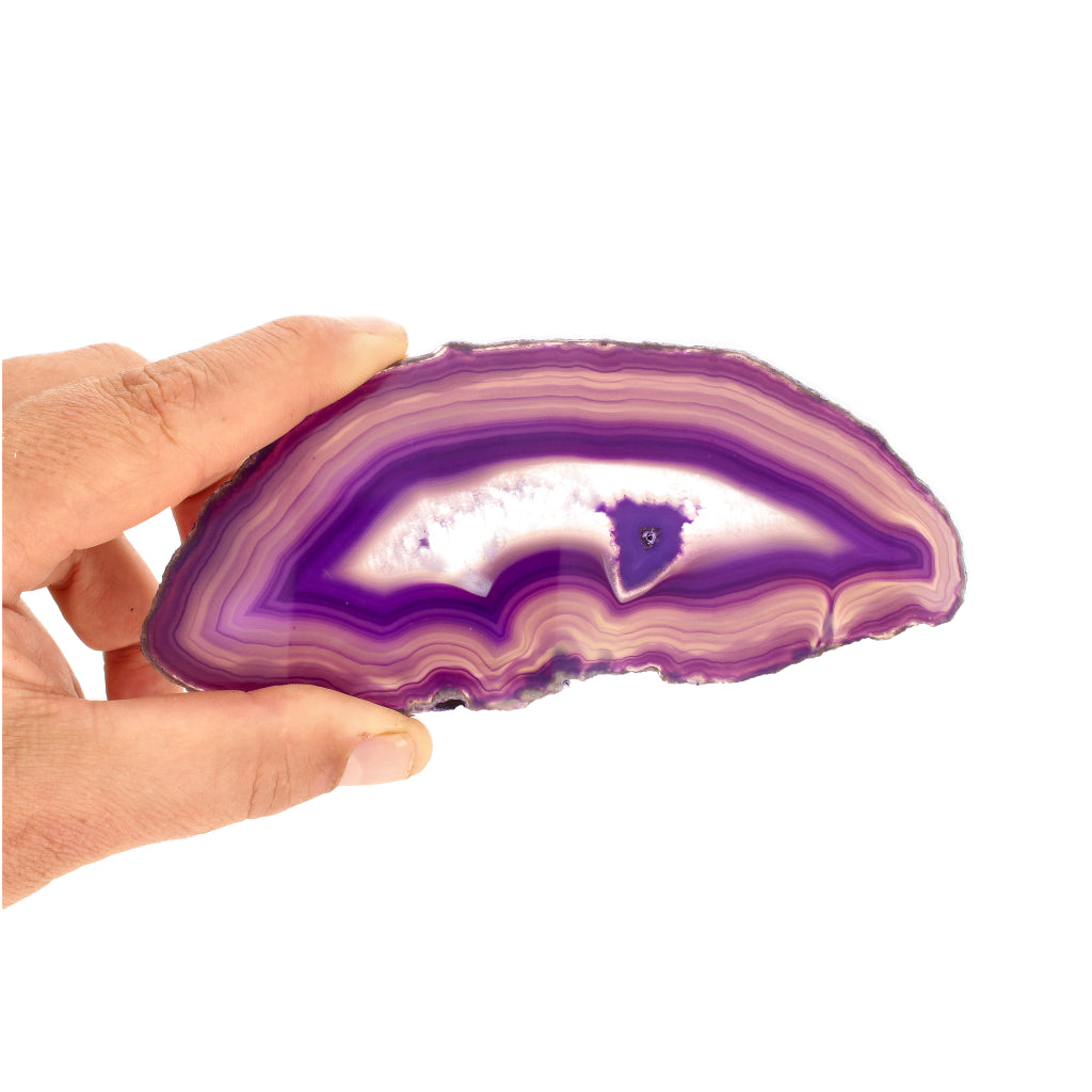 Buy your Purple Agate Slice online now or in store at Forever Gems in Franschhoek, South Africa
