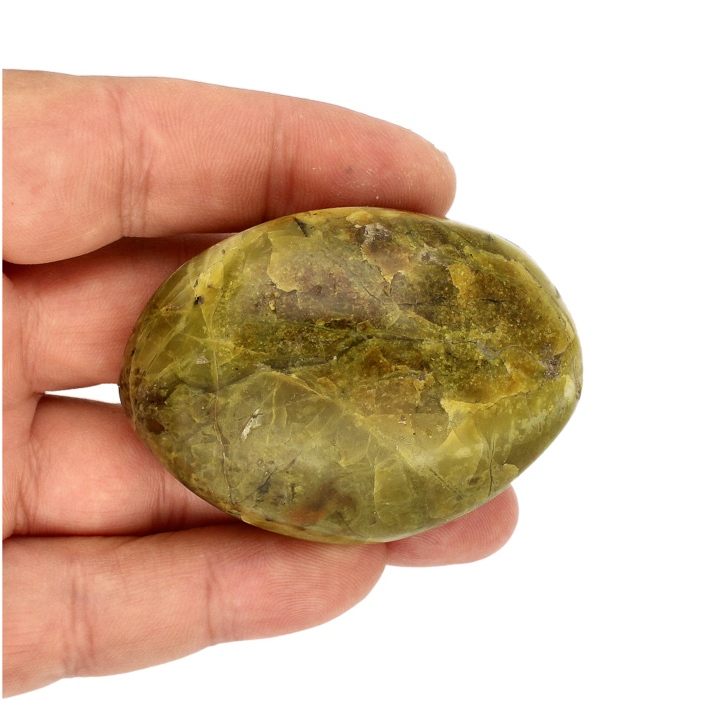 Buy your Green Opal Polished Palm Stone online now or in store at Forever Gems in Franschhoek, South Africa