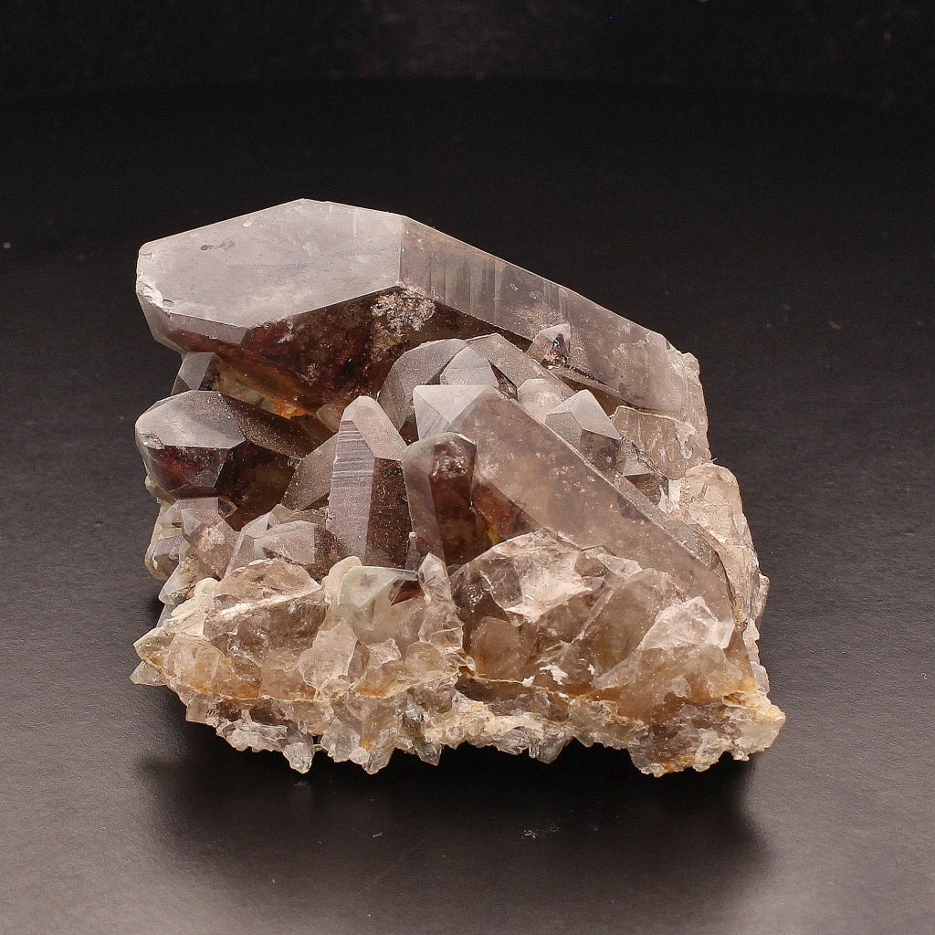 Buy your Smoky Quartz Chlorite Coated Cluster online now or in store at Forever Gems in Franschhoek, South Africa
