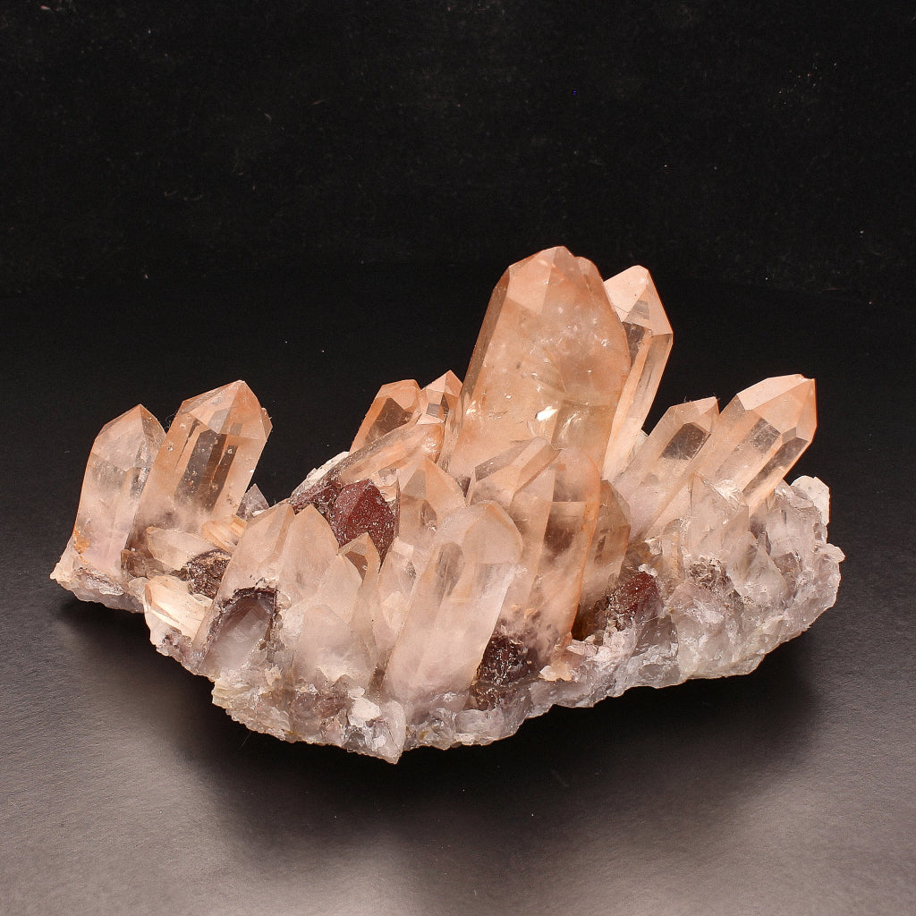 Buy your Orange River Hematite included Quartz Cluster online now or in store at Forever Gems in Franschhoek, South Africa